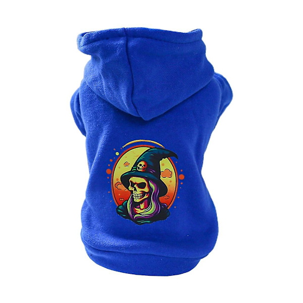 Hunde-Halloween-Kostyme Pullover Hoodie Skjorte Liten Hund Feriefest Kostyme XL