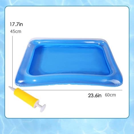 Inflatable Foot Bath - Inflatable Foot Bath Tray for Pool and Spa - Inflatable Foot Bath Basin for Pool with Pump
