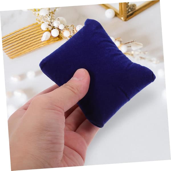 10 stk dekorative små puder til armbåndsur display PU svampemateriale til smykkeopbevaringsboks