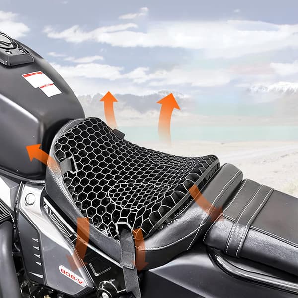Universal Motorcykel Honeycomb Pude