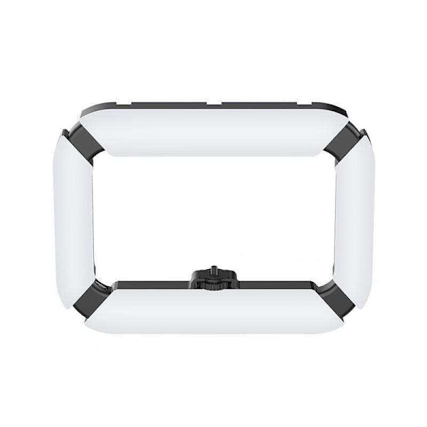 Smarttelefon Videorigg med Lys, Håndholdt Stabilisator for Mobiltelefon med Ringlys Selfie Lys for Filming Live Stream Tiktok