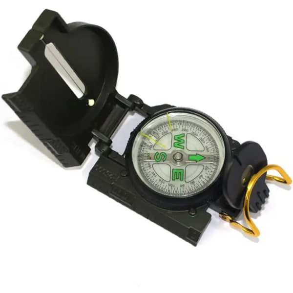 Multifunksjonelt militært vanntett høypresisjonskompass med kartmåleravstandskalkulator vater