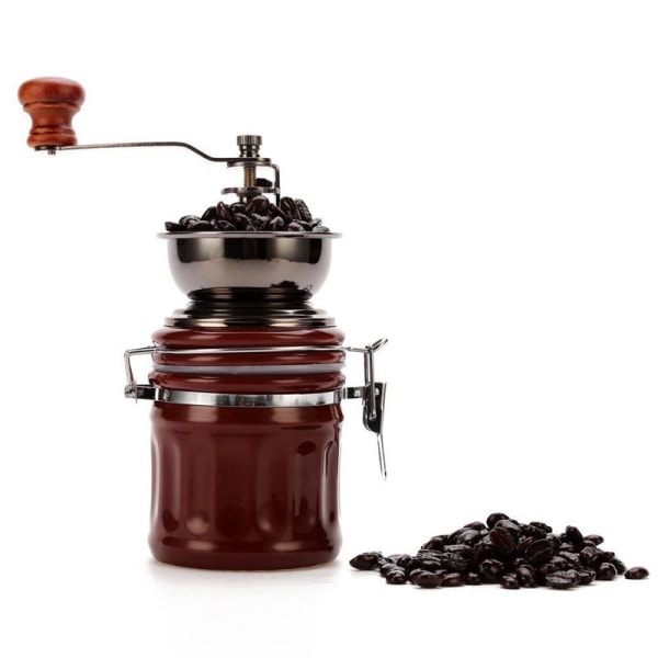 Manuaalinen kahvimylly, monitoiminen keraaminen manuaalinen kahvimylly Irrotettava muotoilu Suuri kapasiteetti kotiin kahvia varten