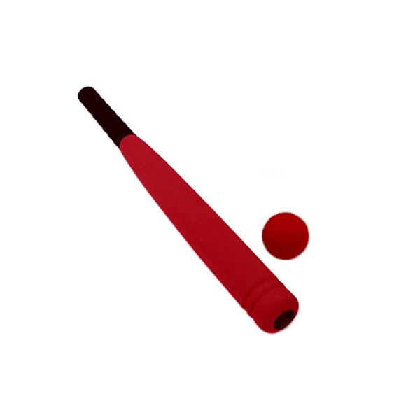 Toddler Leks Basebolltränare Plast Basebollträ Toddler Basebollleksaker Toddlers Kids Basebollövningsbollar Röd