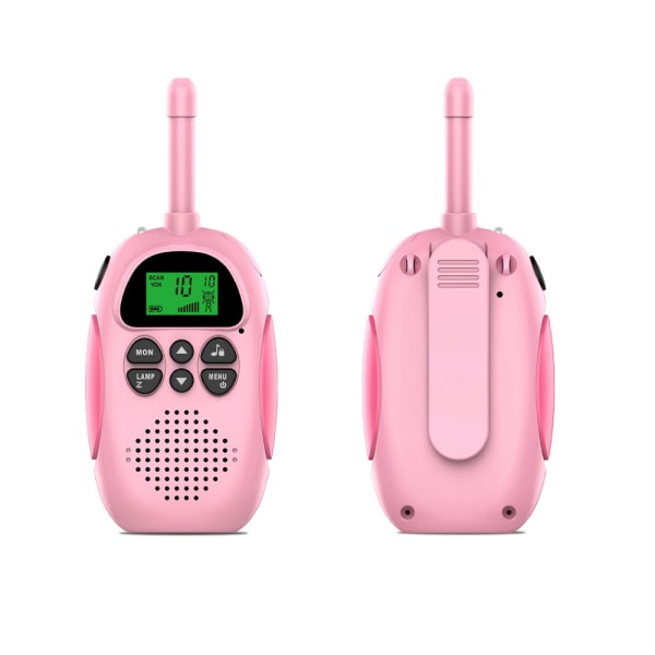 Laderbare Walkie Talkie for Barn, FM Radio LED Øyeområde, Ridning Gå Camping Løping, Beste Gaveleketøy for Barn 3-12 År