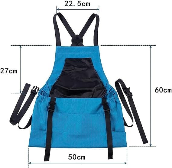 Waterproof Canvas Picking Apron with 1-Second Harvesting System and Quick Pocket