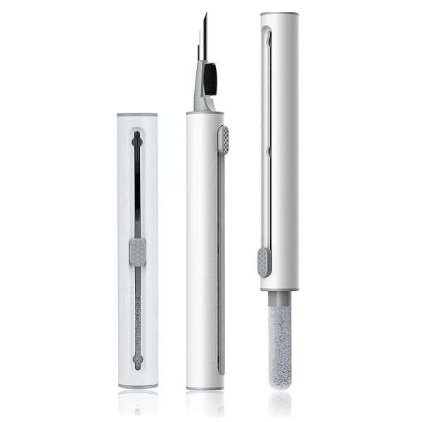 Rengjøringssett for Airpods - Myk børste, tastaturrenser, hodetelefonputer, multifunksjonell rengjøring for Airpods