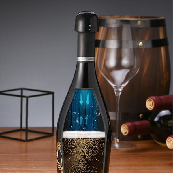 Rødvin Kork Vinstop Propper til Mousserende Vin Kreativ Silikon Champagneprop Rustfri