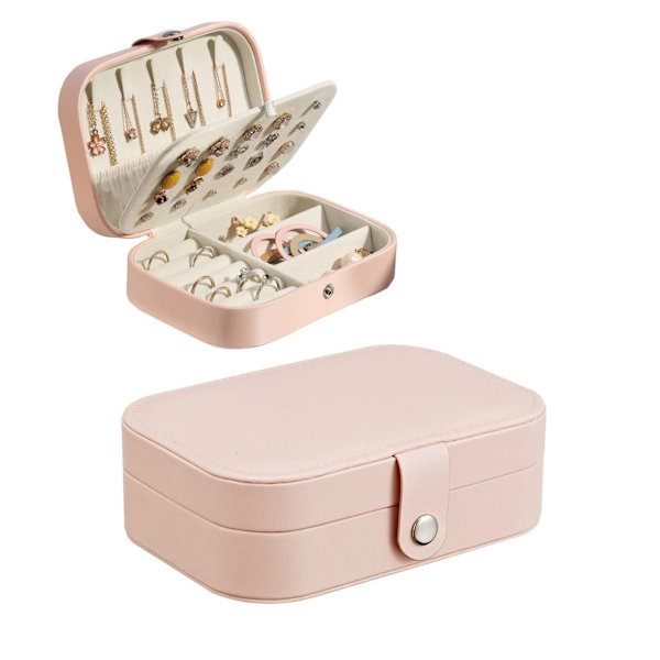 (1 STK. pink) Broche Nål Display Badge Opbevaringsboks Broche Nål Organizer Bærbar Nål Samling Smykker Nåle Opbevaringsetui til Halskæde