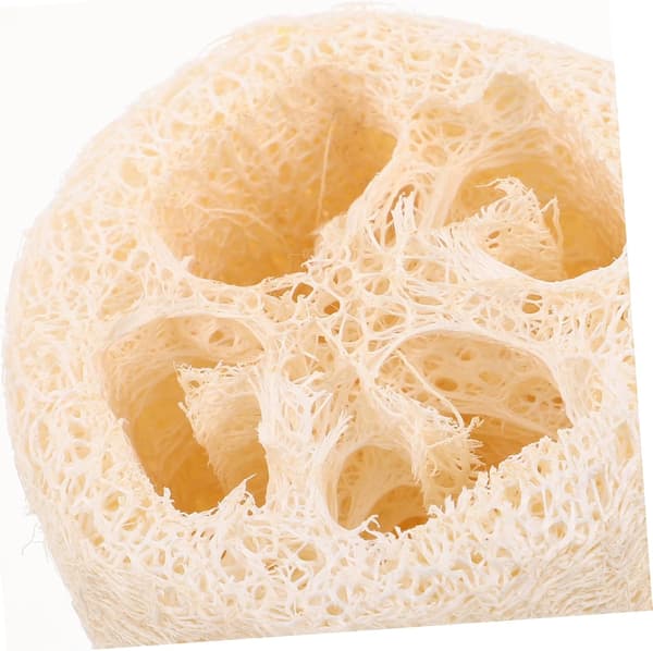 8 stk naturlige luffa badesvamper eksfolierende dusjskrubber