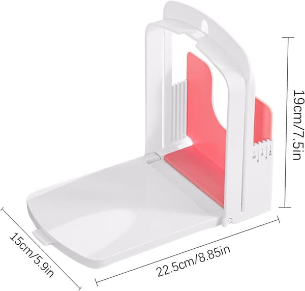 Sourdough Bread Slicer, Portable Sourdough Bread Slicer, Multifunctional Foldable Sandwich Bread Slicer Manual Bread Slicer for