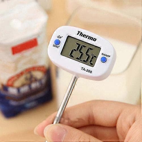 Fiauli Digital LCD Mat BBQ Kjøtt Sjokolade Ovn Matlagingssondetermometer
