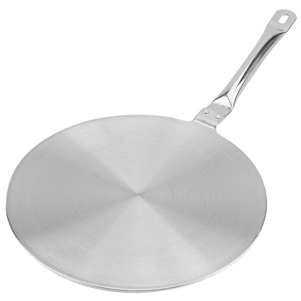 Diffuser Plade i Rustfrit Stål til Induktion med Håndtag til Gasblus Induktion Kogeplade Varme Diffuser Husholdningsforsyning-22cm