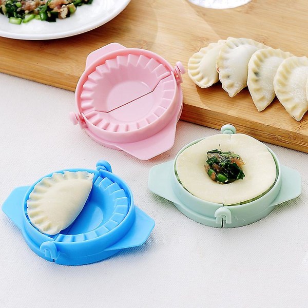 Snabb Dumplingverktyg Dumpling Plastform Dumplingtillverkningsverktyg Lat Dumplingtillverkning (6 st)