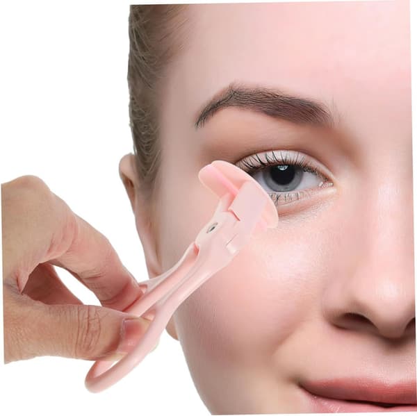2 Pieces Mini Eyelash Curler Gentle Eyelash Styling Curler Compact Eye Beauty Tools Replacement for Makeup Accessories