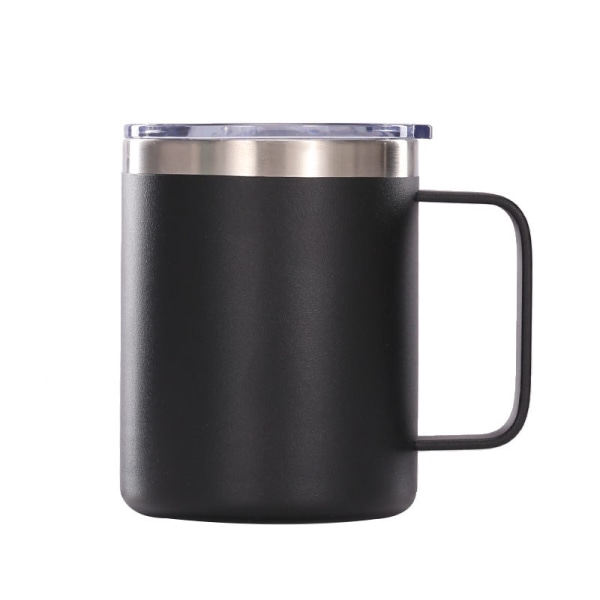 Kaffetermos - Muggar - 12oz ljusblå rostfritt stål kaffemugg - Håller temperaturen mellan 8 och 24 timmar - Varm