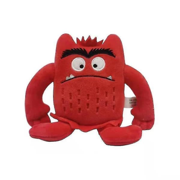 6-pack färgglada monsterplyschdockor - gosedjur för barnpresenter