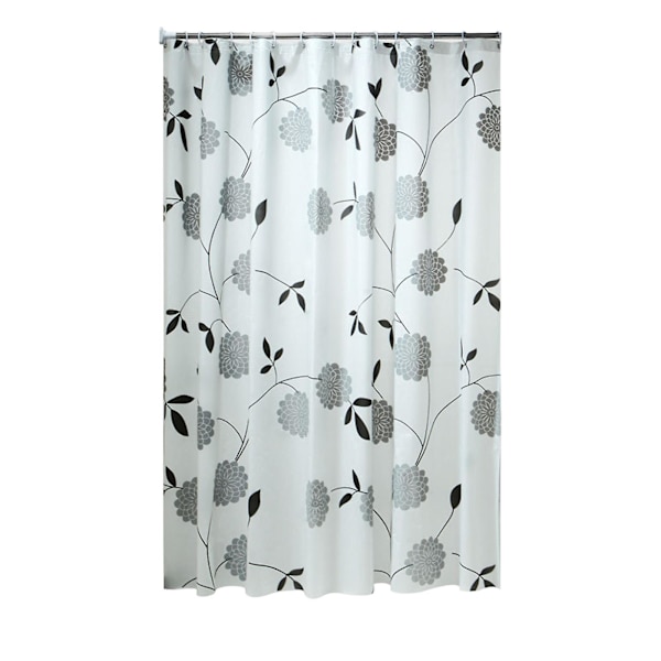 Duschdraperi för Badrum Modern Duschdraperi Universal för Alla Säsonger Vattentät i Badrum Lång White 150x200