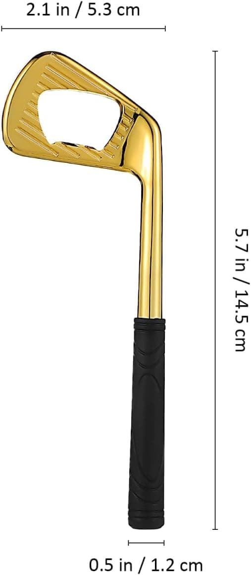 Golfkølleflaskeåbner til golfentusiaster Robust drikkeåbner med elegant emballage Perfekt gave til bedstefar og mænd