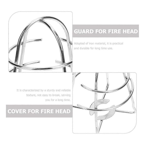 Brannsprinklerhodebeskyttelse Brannhodebur for innfelt montering/sidevegg Gips Pendent Hode Innfelt 4 stk