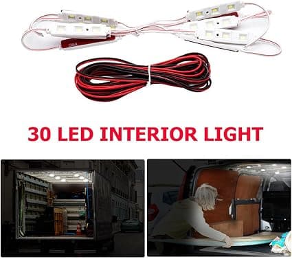 40 LED-kit för superljus interiörbelysning i bil