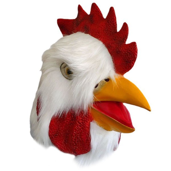 Cock latex mask for masquerade, gift, masquerade, carnival