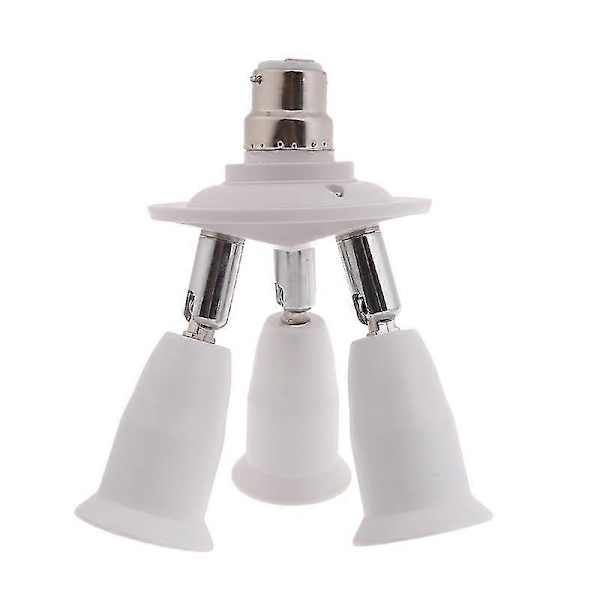 3/5 I 1 E26 E27 Standard Medium Skrue LED Lyspæreholder Splitter Adapter Lampe 3 3