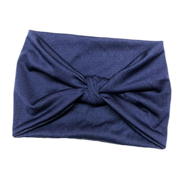 Elastiskt brett pannband för kvinnor, brett pannband hårband 2-pack