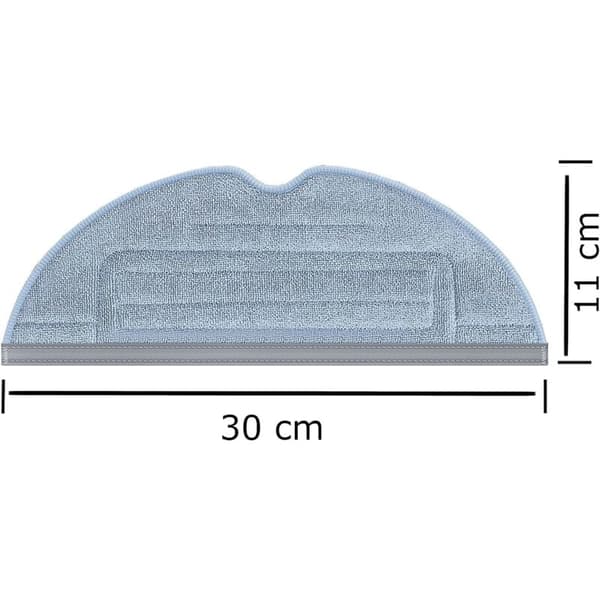 5-pack moppdukar för Roborock S7, T7 Plus, tvättbara ersättningsdukar