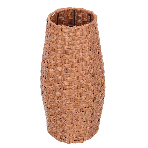 Hääkoristeet Meriheinän Vaasi Kudottu Kukkakoriste Wicker Vaasi Koristeellinen Kukkakori Ruskea 34x15c