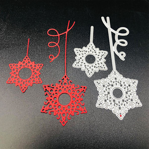 Jule-Snefnug Metal Skærestencil Skabelon DIY Scrapbooking Album Papir Kort Stencil Dør Prægning Håndværk Dekoration
