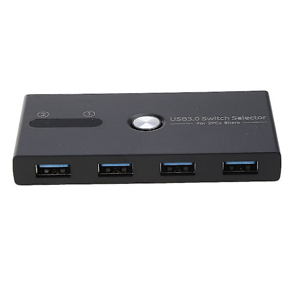 USB 3.0 Switch Velger KVM Switch Boks USB Hub Adapter 4 Porter Ut 2 Inn