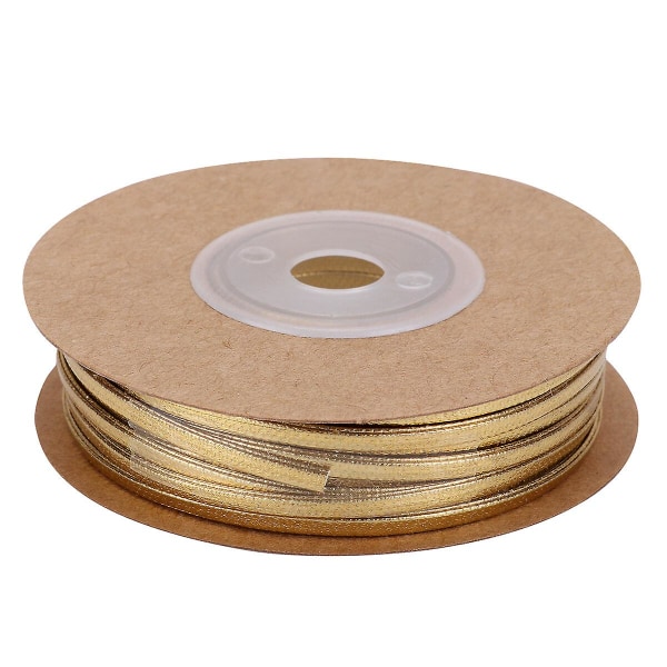 15 M Band Choker Påskband Fläta Smycken Band Stickning Ornament Läderrep Rem Guld 1500x0.2x0.1cm Golden 1500x0.2x0.1cm