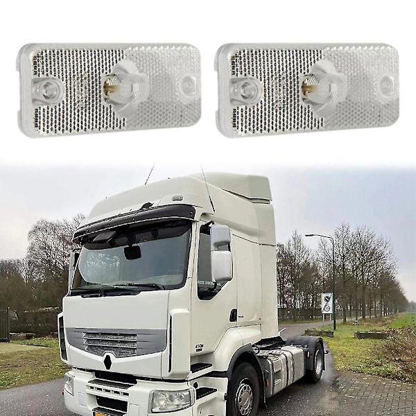 2 stk. Lastbil LED Solskærm Lys LED Sidemarkørlys Kupellys Kompatibel med Lastbil PREMIUM 501035792