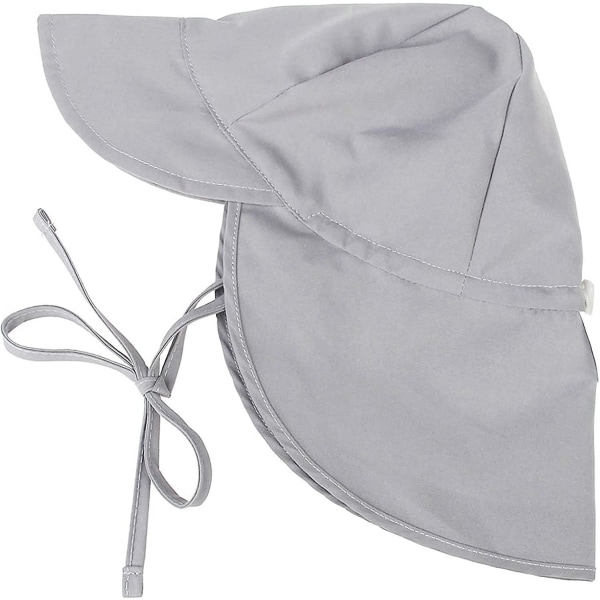 Solhatt for småbarn UPF 50+ Solhatt for smågutter Solbeskyttelse Solhatter for smågutter Sommerstrandhatt Gutt Jente Grå 9 18 Måneder D Grey 9 18 Months