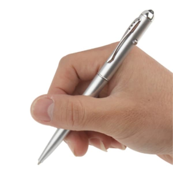 2-pack Spy Pens - Magic & Illusion - Invisible Ink and UV Lamp Silv