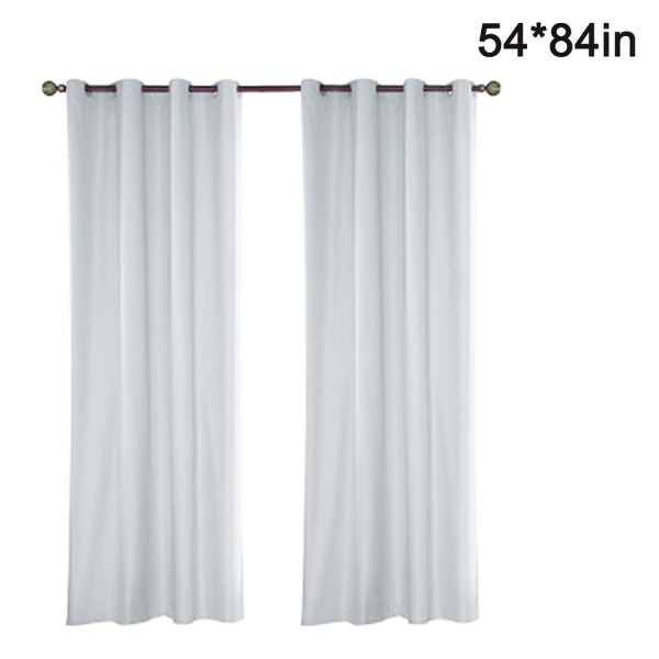 Udendørs Gardin Vandafvisende 1 Stk Loop Gardin Hvid Transparent Udendørs Gardin Til Balkon / Terrasse 137 x 213cm 137 x 213cm