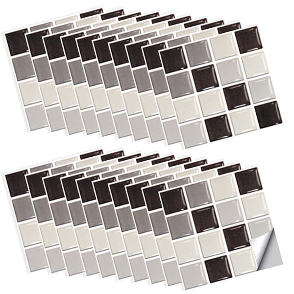 Mosaic Tile Decal Wall Tile Decal, for Bathroom and Kitchen