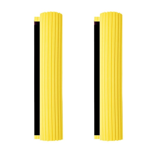 2pcs Roller Pva Sponge Rubber Cotton Mop Head Replacement Home Floor Cleaning Head Garden Cleaning Supplies (33cm)Yellow