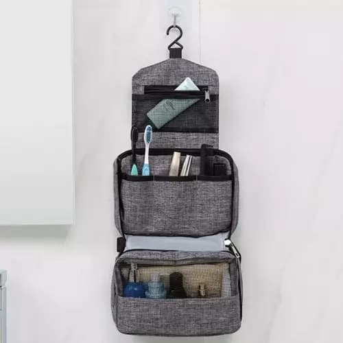 Sminkveske / Toalettmappe - Makeup Bag grå gray