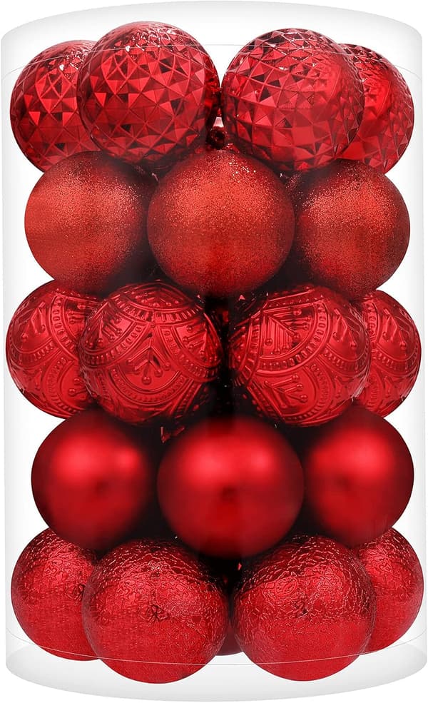 1 pc Christmas Tree Balls Shatterproof Christmas Decorations for Ch