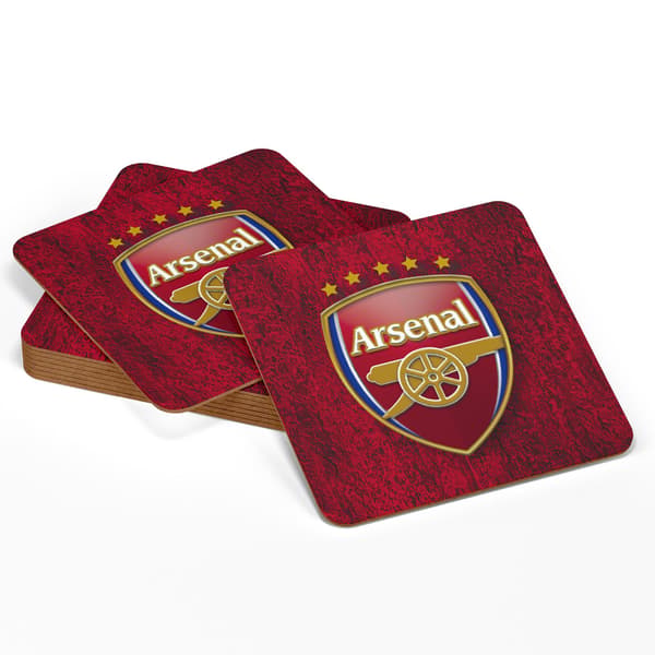 4-pakkaus - Lasinaluset Arsenal - Lasinaluset