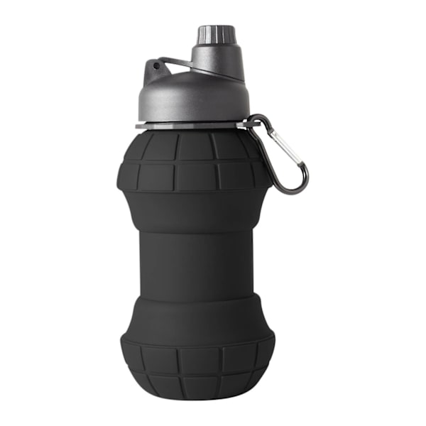 Fällbar Silikonvattenkopp Fällbar Vattenkopp Kreativ Silikon 550ml Vattenkopp ArmégrönB