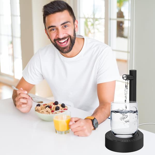 Portable Electric Water Dispenser with Adjustable, Quantitative Dispensing; Suitable for Home and Office Use