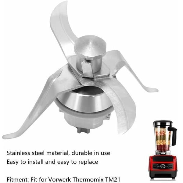 Erstatningsblad til Vorwerk Thermomix TM21 TM 21 Blender Foodprocessor i Rustfrit Stål