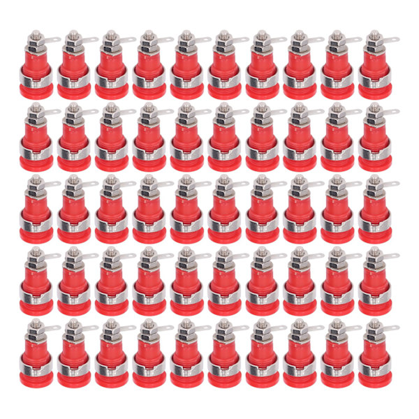 Durable 4mm Banana Plug 50pcs Electrical Test Accessories