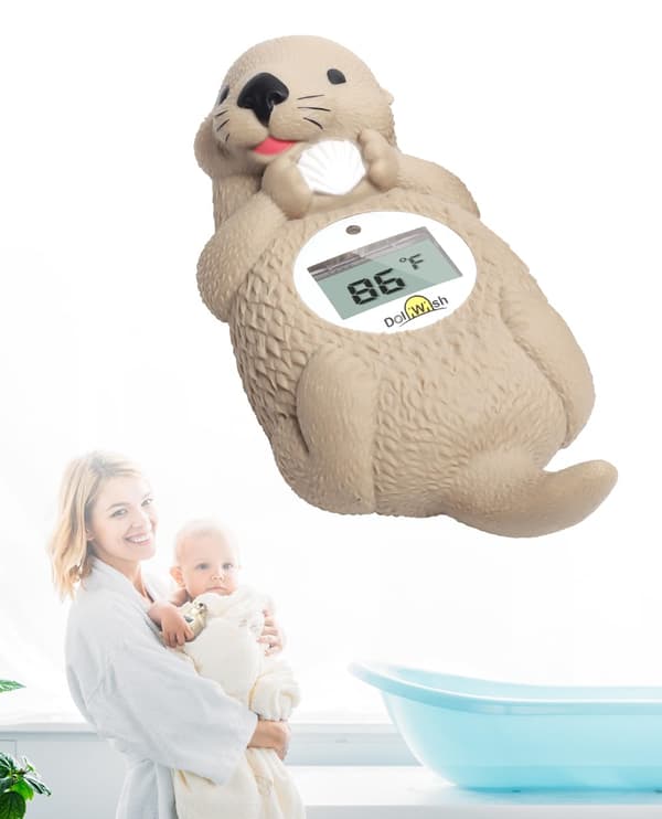Baby Badetermometer til spædbørn, digital babyvandtermometer til måling af badekarstemperatur, sikkert badelegetøj til børn