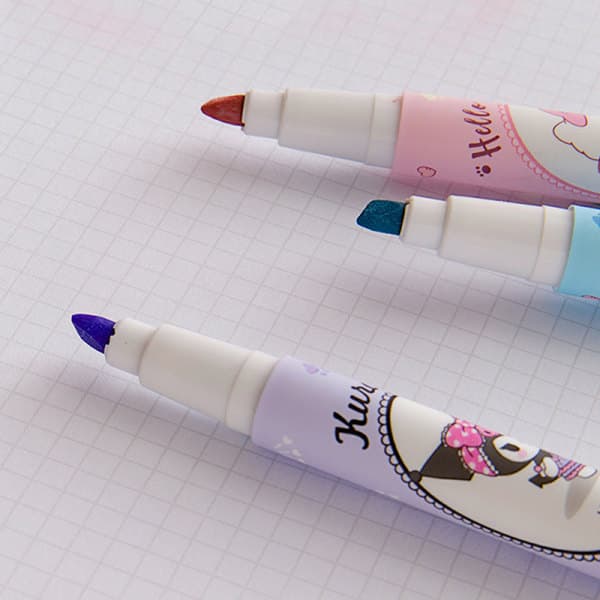 e Sanrio Highlighter 6-pakke med farvede kvalitetspenne