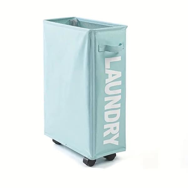 Large Laundry Basket and Hamper with Wheels, Foldable for Home, Bedroom, and Laundry Room