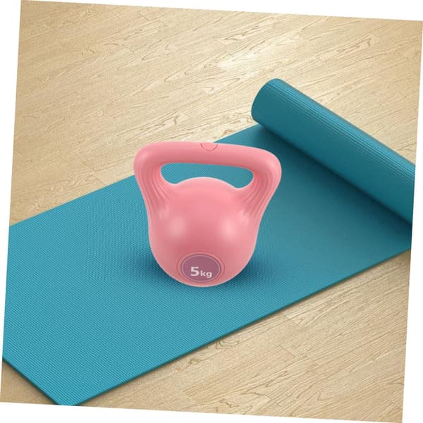 5 kg bærbar vandfyldt blød kettlebell til kvinder, lyserød kettlebell-vægt